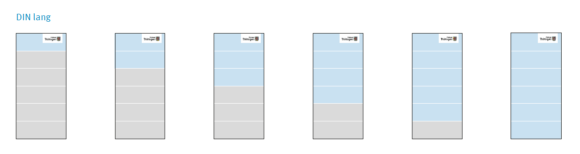 Gestaltungsraster DIN Lang