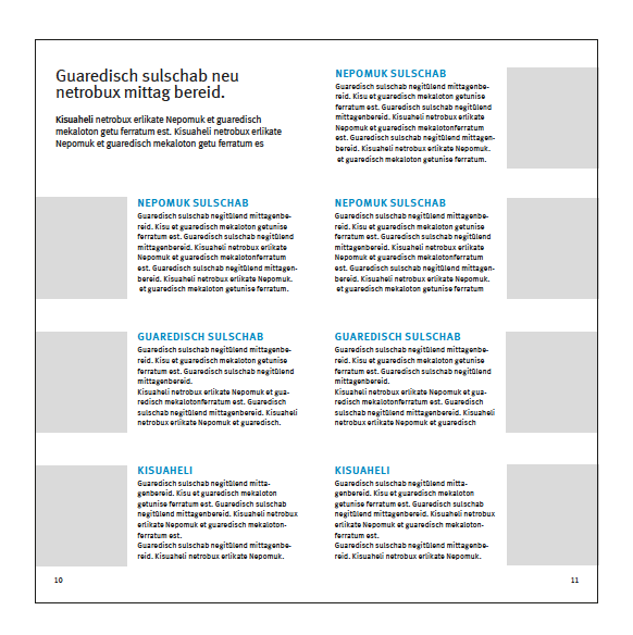 Innenseiten (Gestaltungsbeispiele) - Seite 4