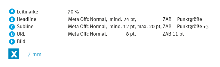 Titelseite mit Bildmotiv (Vermaßung) - Anmerkung