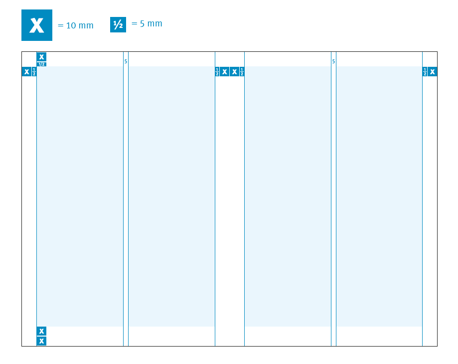 Innenseiten (Satzspiegel und Spaltenraster) - Seite 1