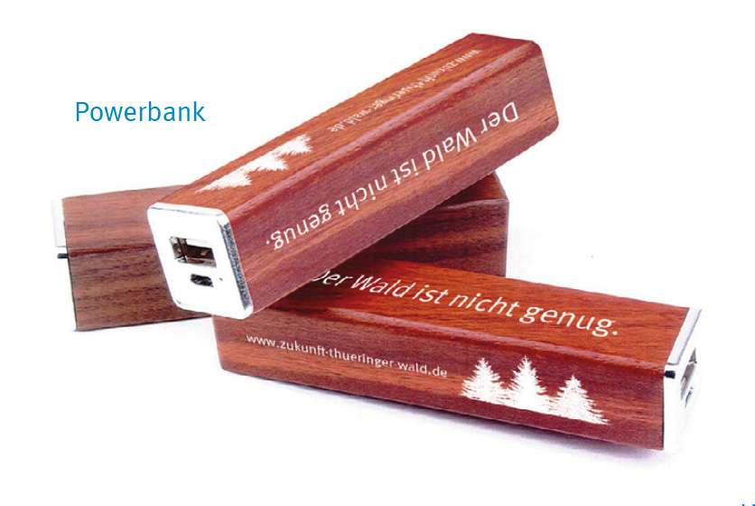 Beispiel Merchandising - Powerbank